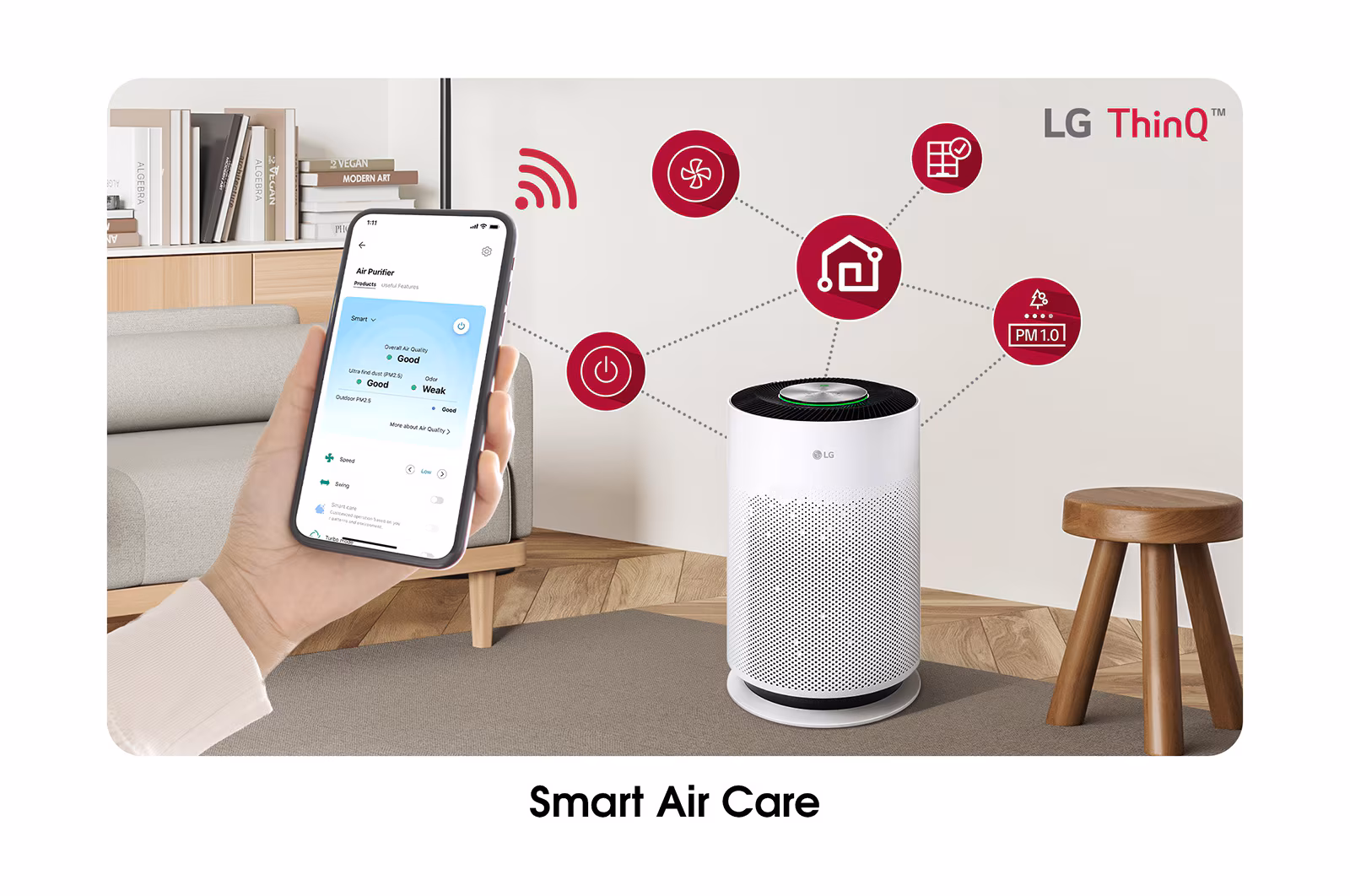 LG Subscribe เครื่องฟอกอากาศ LG PuriCare 360° Hit รุ่น AS60GHWG0 - Image 11