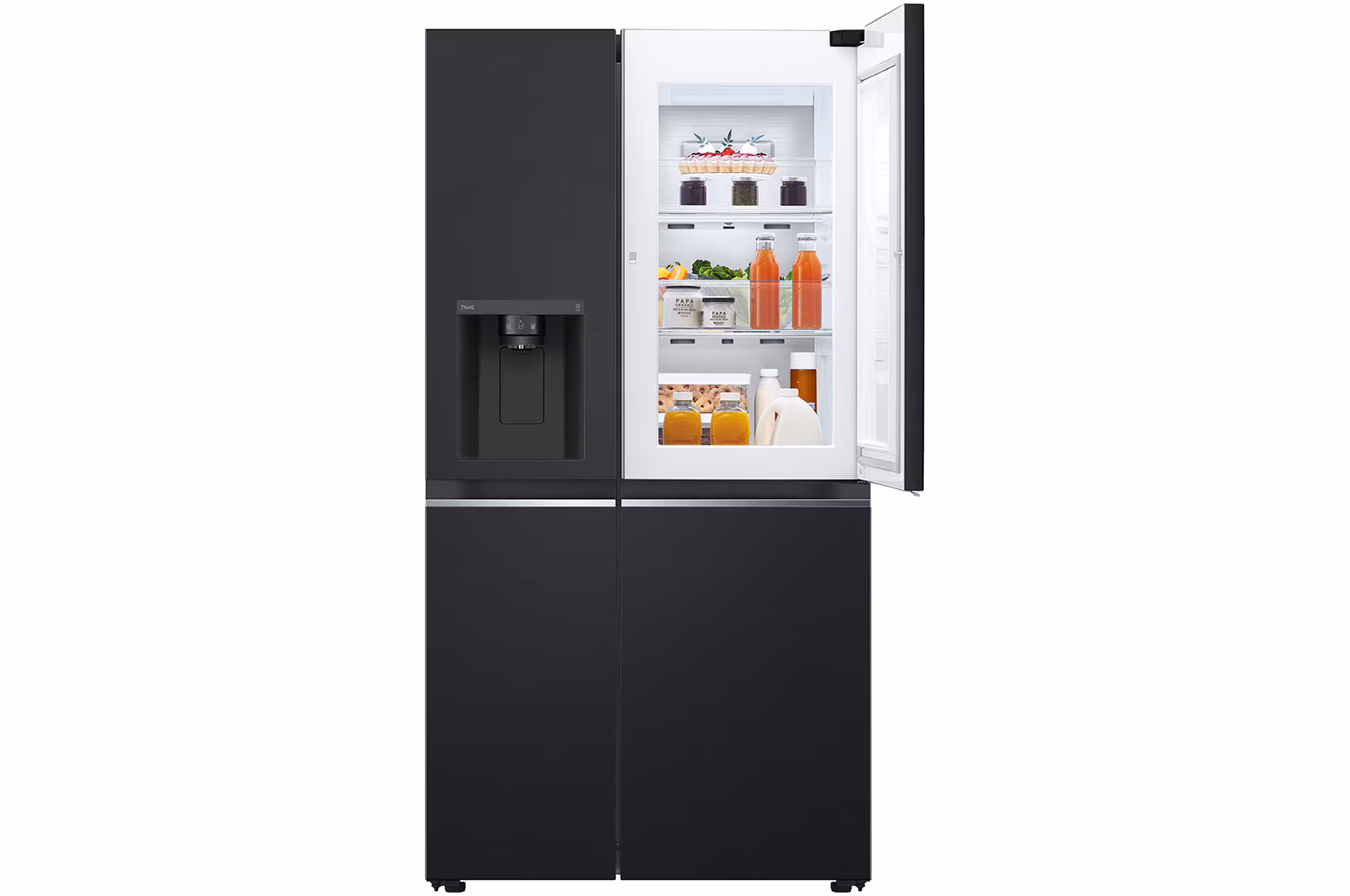 LG Subscribe ตู้เย็น Side by Side รุ่น GC-J257SQZW 22.4 คิว รองรับ Smart WI-FI - Image 3