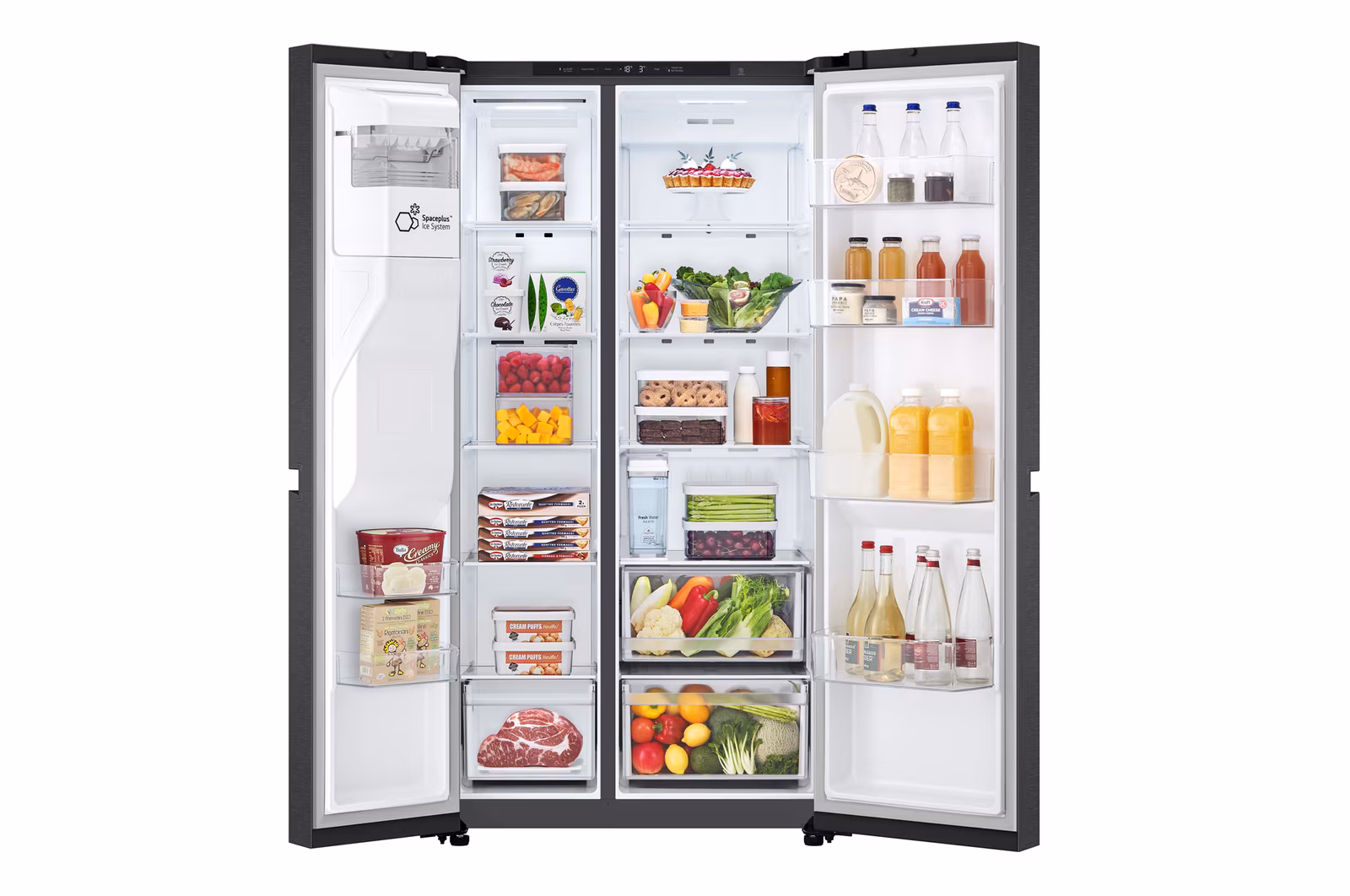 LG Subscribe ตู้เย็น Side by Side รุ่น GC-L257KQKW 22.4 คิว - Image 3