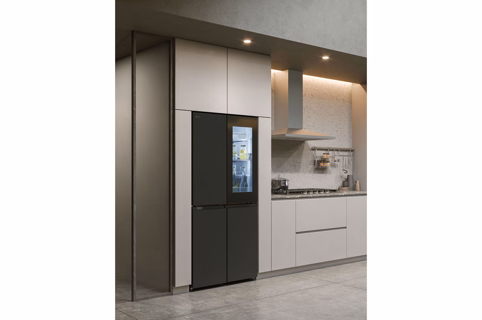 LG Subscribe ตู้เย็น Instaview Multi-door รุ่น GC-V22FFQMB ขนาด 18.7 คิว ระบบ Smart Inverter - Image 7