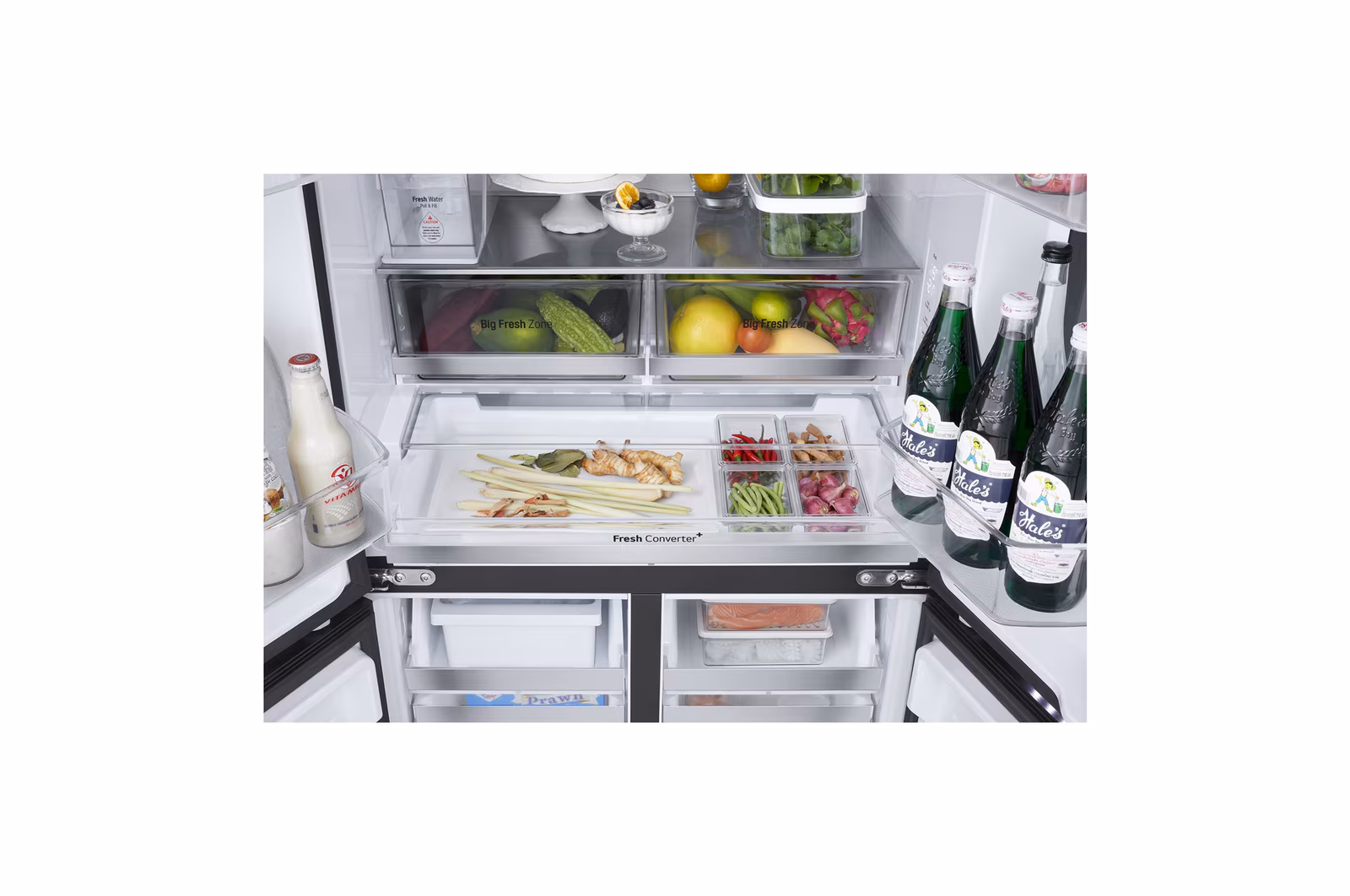LG Subscribe ตู้เย็น Multi-Door 21.6 คิว รุ่น GV-V25FFGRB ระบบ Smart Inverter Compressor - Image 5