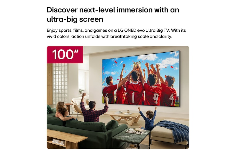 LG Subscribe ทีวี 100" LG QNED evo AI Mini LED QNED86 4K Smart TV 2026 รุ่น 100QNED86BS - Image 4