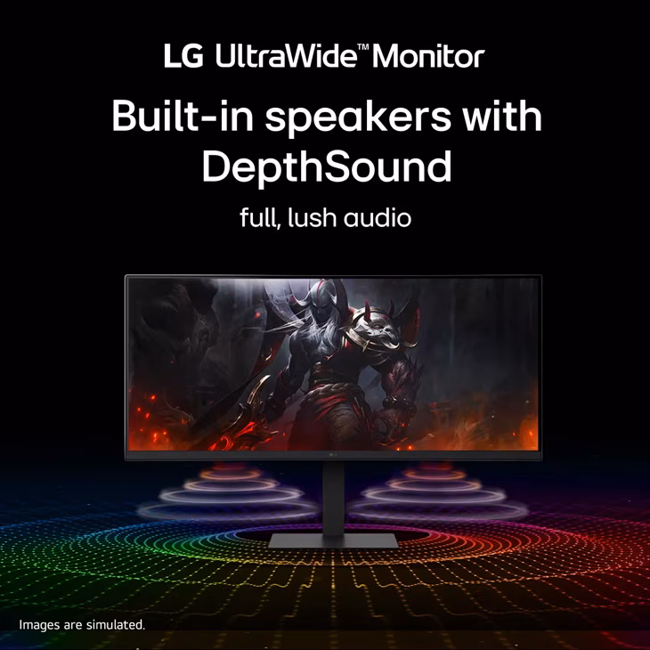 LG Subscribe จอมอนิเตอร์ รุ่น 34U650A-B ขนาด34นิ้ว 21:9 UltraWide™ WQHD (3440x1440) IPS Monitor | HDR10 with sRGB 99% (Typ.), All-in-one USB-C Connectivity - Image 9